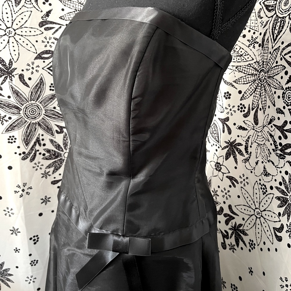 Dessy Collection Black Dress SZ 12 - Picture 3 of 6